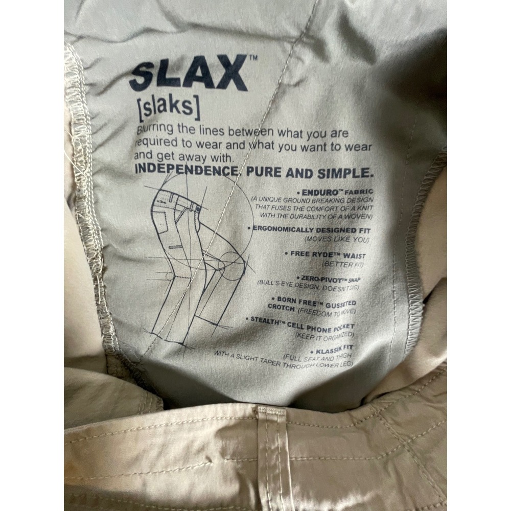 KUHL Mens Slax Pants Khaki Tan Straight Leg Outdoor Casual W36 L32‎ Outdoor - Picture 7 of 9